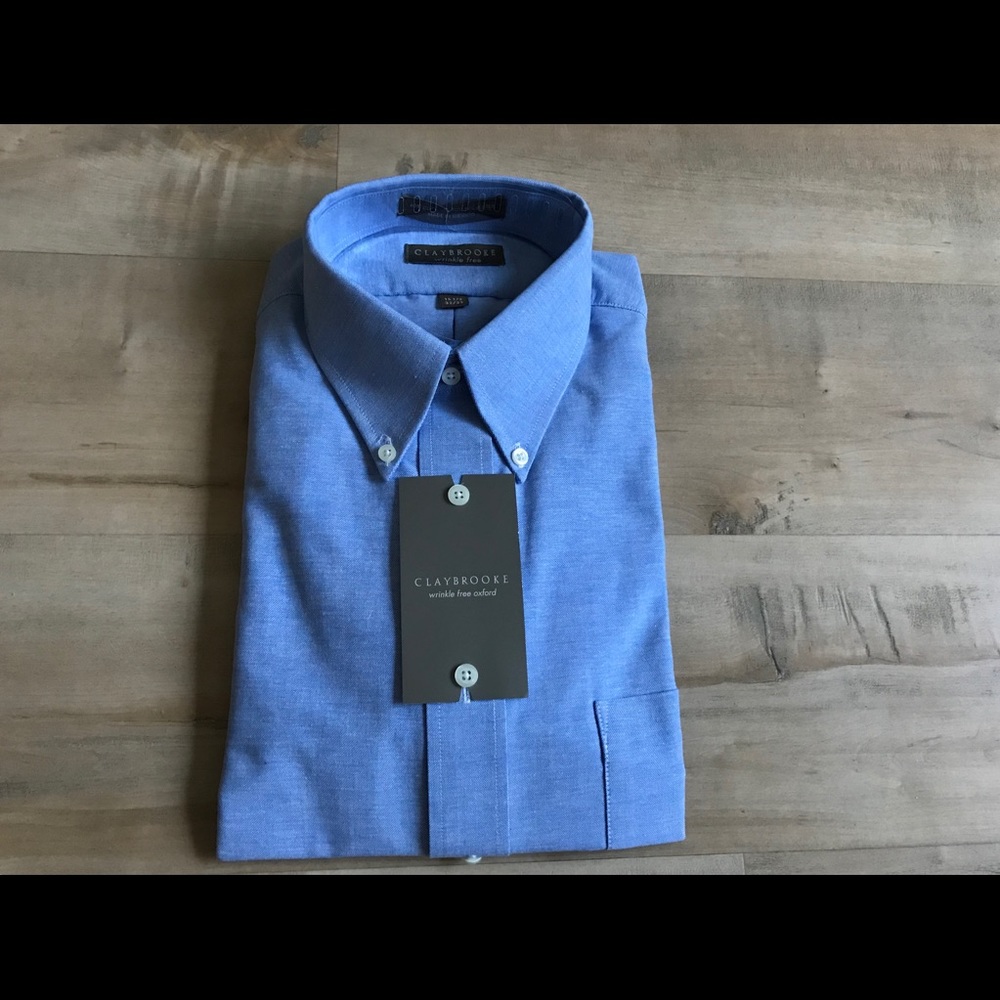NWT Claybrooke Wrinkle Free Oxford